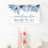 Etwas Blau bevor wir Blumenpaare Dusche machen Banner (Insitu)
