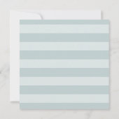 Etwas Blau | Boho Botanische Hochzeit Einladung (Rückseite)