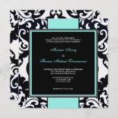 Etwas Blau Einladung (Vorne/Hinten)