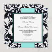 Etwas Blau Einladung (Vorne/Hinten)