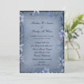 Etwas blau einladung (Stehend Vorderseite)