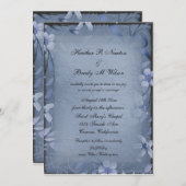 Etwas blau einladung (Vorne/Hinten)