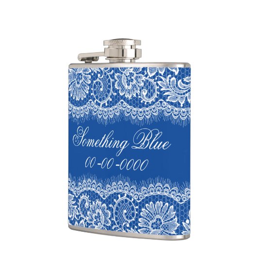 Etwas Blau für die Bride Personalize Flask Flachmann (Links)