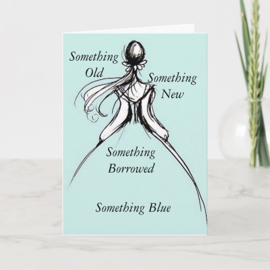 Etwas blau karte (Vorderseite)