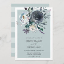 Etwas Blau | Moderne botanische Hochzeit