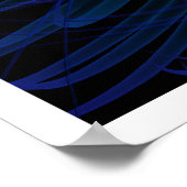 Etwas Blau Poster (Ecke)