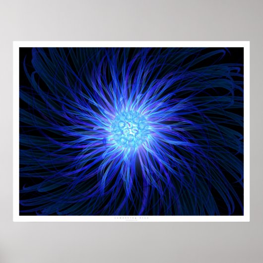 Etwas Blau Poster (Vorne)