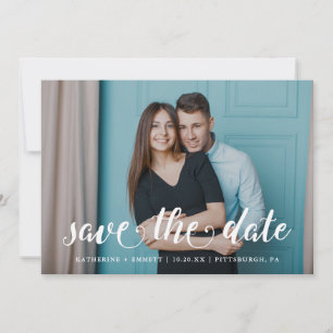 Etwas Blau Save the Date Foto