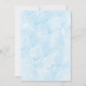 Etwas Blau vor dem Brautparty Einladung (Rückseite)