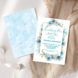 Etwas Blau vor dem Brautparty Einladung