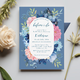 Etwas Blau vor dem Brautparty Einladung