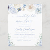 Etwas Blau vor dem Brautparty Flyer (Vorne)