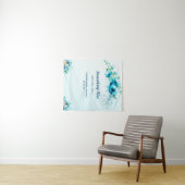 Etwas Blau vor dem Brautparty-Hintergrund Wandteppich (Beispiel (Horizontal))