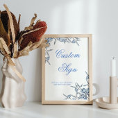 Etwas Blau vor dem Brautparty-Zeichen Poster