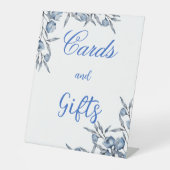 Etwas Blau vor dem Brautparty-Zeichen Sockelschild (Vorderseite)