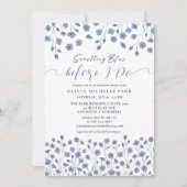 Etwas Blau vor dem Sommer Brautparty Einladung (Vorderseite)
