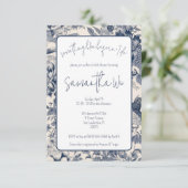 Etwas Blau vor "I Do"-Brautparty Einladung (Stehend Vorderseite)