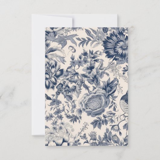 Etwas Blau vor "I Do"-Brautparty Einladung (Rückseite)