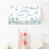 Etwas Blau vor "I do" Brautparty Willkommen Banner (Insitu)