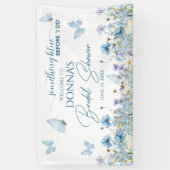 Etwas Blau vor "I do" Brautparty Willkommen Banner (Vertikal)