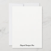 Etwas blaue Brautpartyeinladung Einladung (Rückseite)