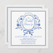 Etwas blaue Einladung (Vorne/Hinten)