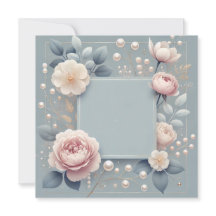 Etwas Blaue Einladung Ankündigung