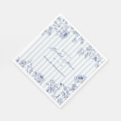 Etwas Blaue Papiertücher Brautparty-Party Serviette (Ecke)