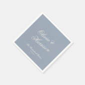Etwas Blaue Staubblaue Hochzeitsservietten Serviette (Ecke)