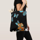 Etwas Blaue Tasche (Von Nahem)