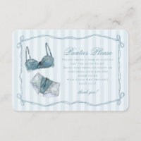 Etwas Blaue Wäsche Dusche Slips Bitte