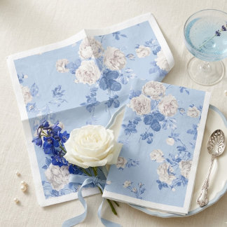 Etwas Blaue Wildblumen-Brautstrauß-Brautparty  Serviette