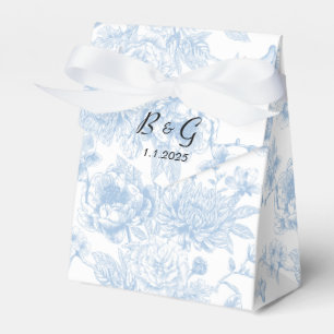 Etwas Blaues, bevor ich das blaue Blumen-Toile mac Geschenkschachtel