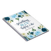 Etwas Blaues, bevor ich die Navy Floral mache Notizblock (Rechte Seite)