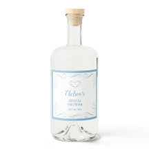 Etwas Blaues, bevor ich eleganten Brautdusche mach