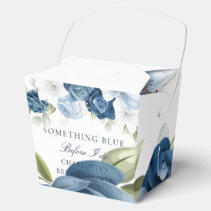 Etwas Blaues bevor ich es tue Florale Hochzeitsdus Geschenkschachtel