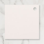 Etwas Blaues, bevor ich heirate Danke Brautparty Geschenkanhänger (Rückseite)