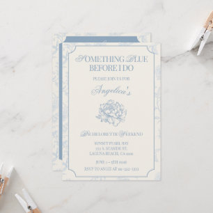 Etwas Blaues, bevor ich heirate: Junggesellinnen-A Einladung