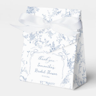 Etwas Blaues-Bow-Bridal-Shower Geschenkschachtel