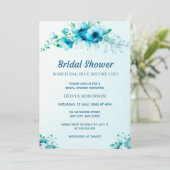 Etwas Blaues Brautparty Einladung (Stehend Vorderseite)