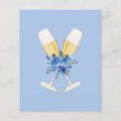 Etwas blaues Brautparty Hochzeitsspiel (Rückseite)