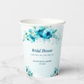 Etwas Blaues Brautparty Pappbecher (Rückseite)