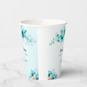 Etwas Blaues Brautparty Pappbecher (Links)