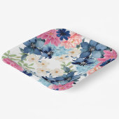 Etwas blaues Brautparty Pappteller (Gewinkelt)