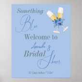 Etwas Blaues Brautparty Poster (Vorne)