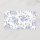 Etwas Blaues Brautparty Rezept für Bride Begleitkarte (Rückseite)