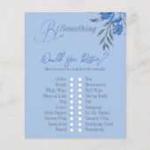 Etwas blaues Brautparty würde sie spielen (Vorderseite)