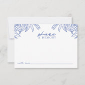 Etwas Blaues Einfaches Zugreifen auf einen Speiche Dankeskarte (Vorderseite)