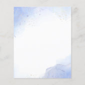 Etwas blaues elegantes Brautparty laden ein (Rückseite)