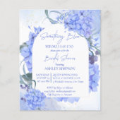 Etwas blaues elegantes Brautparty laden ein (Vorderseite)